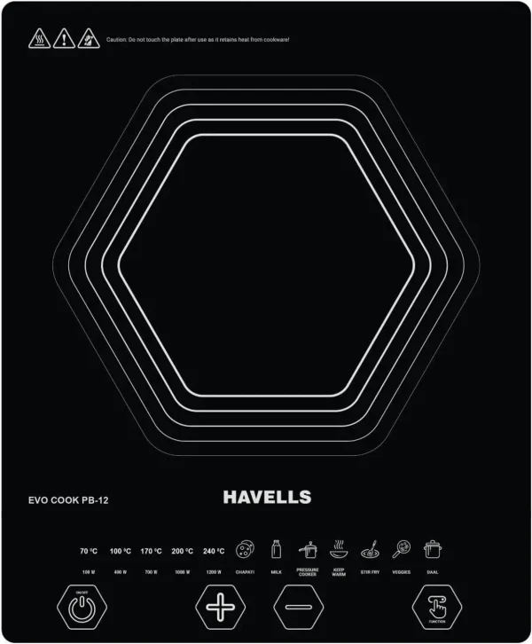 HAVELLS 1200 W Induction Cooktop Touch Panel