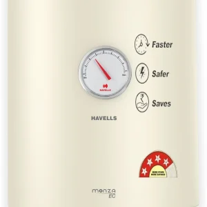 HAVELLS Monza EC 10 L Storage Water Geyser | 4 Star BEE Energy Rating | Glassline Tanked