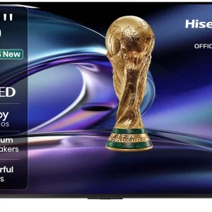 Hisense 55E75Q 139 cm (55 inch) QLED Ultra HD (4K) Smart VIDAA TV with 4 Speakers 48W Powerful Speakers| Dolby Vision Atmos| Cricket Mode