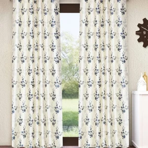 Home Sizzler 213 cm (7 ft) Door Polyester Semi Transparent Curtain (Pack Of 2)