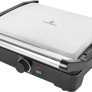 Homeberg by homeberg Non-Stick Cooking Surface 4 Slice Tandoor & Grill Maker 2000W -HSG737 Open Grill Sandwich Maker