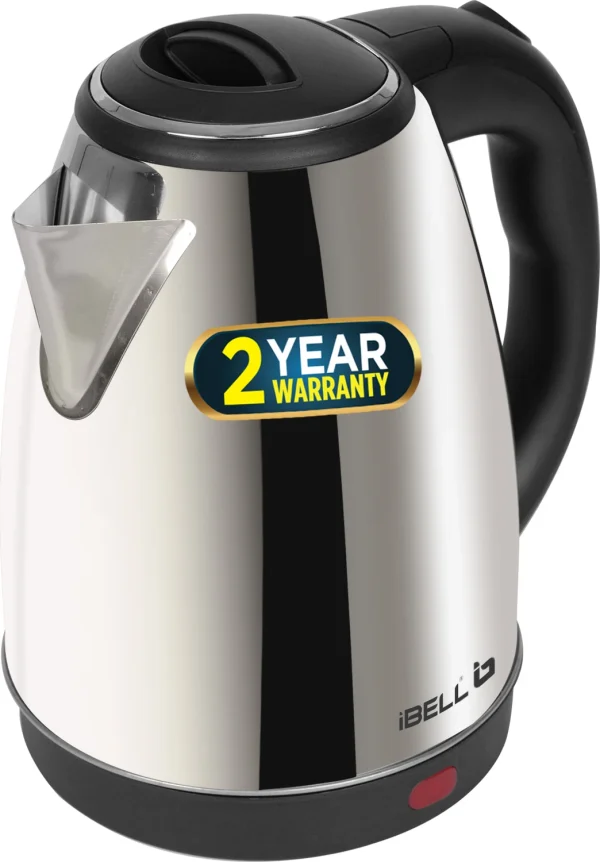 iBELL SEK180M Stainless Steel 1.8 Litre Kettle -1800W,Auto cutoff,360°Base,Safety Lid, Electric Kettle