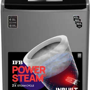 IFB 11 kg 5 Star with DeepClean Technology, PowerSteam, AI Powered,Aqua Energie Fully Automatic Top Load Washing Machine with In-built Heater Grey,...
