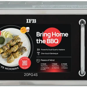 IFB 20 L Dual Quartz Heater, One Touch bar-be-que Grill Microwave Oven