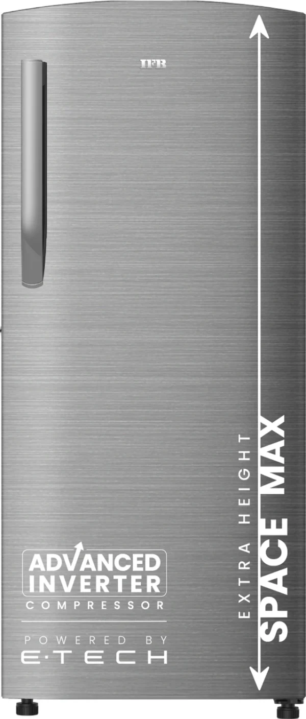 IFB 206 L Direct Cool Single Door 5 Star Refrigerator with Powered by E-Tech, Extraordinary Storage, Quadra Crisper with Humidity Controller,...