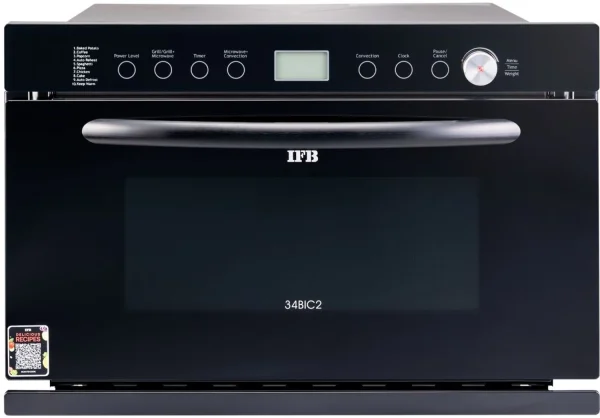 IFB 34 L Built In 360 Convection Microwave, Auto Reheat, Auto Defrost, 10 Temperature Setting, 8 Auto Cook Recipes Convection Microwave Oven