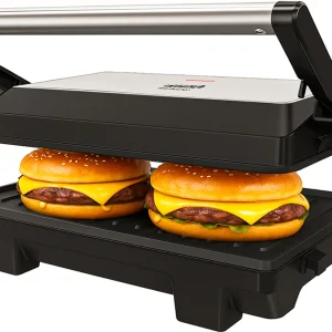 Inalsa Grill Master|1000W|Sandwich Maker|Non-Stick Coated|180° Open Sandwich Griller| Grill Sandwich Maker