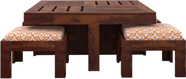 Induscraft Sheesham Wood 4 Seater Coffee Table Solid Wood Coffee Table