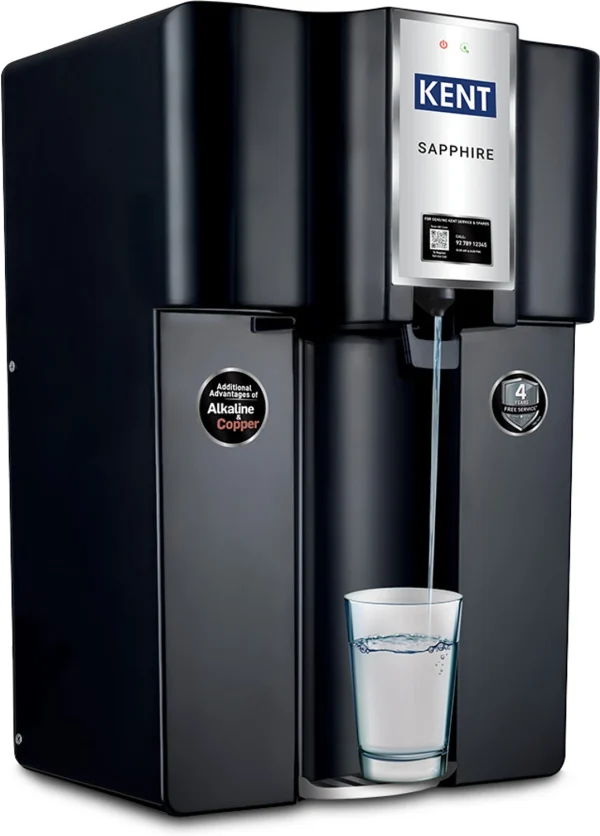 KENT Sapphire-B 8 L RO + In-Tank UV + UF + Alkaline + Minerals Water Purifier