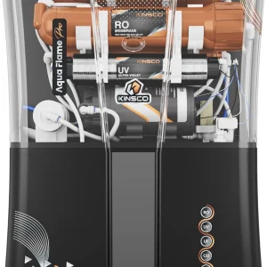 Kinsco Aqua Flame Pro ISI Mark with Zinc Copper and Alkaline Tds Adjuster 15 L RO + UV + UF + Copper + Alkaline Water Purifier