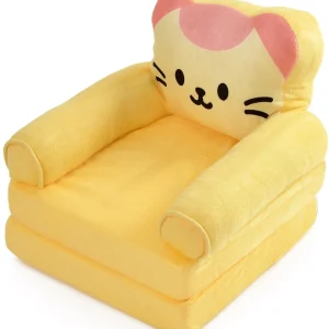 kitchDeco Baby Fold able Sofa Cum Bed 0 to 2 Years Fabric Sofa