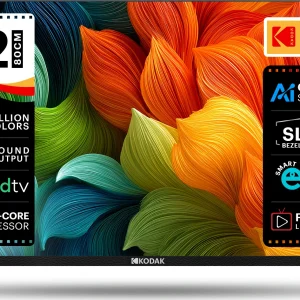 KODAK 80 cm (32 inch) HD Ready LED Smart Android TV with Android 11 and Dolby Digital Plus