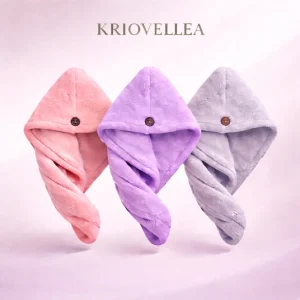 KRIOVELLEA 3 Piece Microfiber Bath Linen Set NA