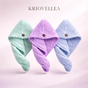 KRIOVELLEA 3 Piece Microfiber Bath Linen Set NA