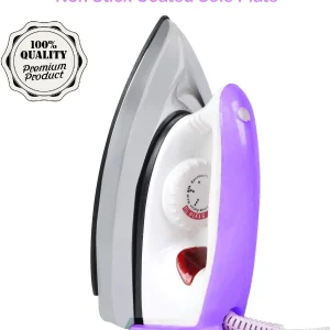 LE – EASE LITE ST-02A Automatic Dry iron box with non stick sole plate ultra light weight press 750 W Dry Iron