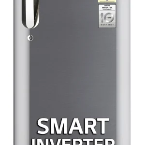 LG 185 L Direct Cool Single Door 5 Star Refrigerator with Base Drawer with Smart Inverter Compressor, Runs on Home Inverter, Fit Max Chiller Tray &…