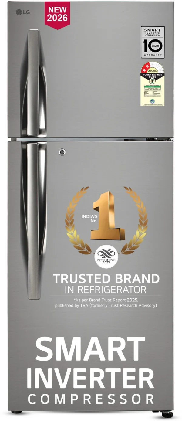 LG 242 L Frost Free Double Door 2 Star Refrigerator