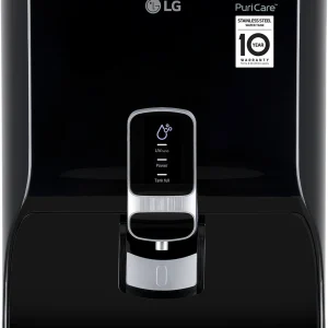 LG WW152NT 8 L RO + UV Water Purifier Dual Protection Airtight Stainless Steel Tank | Digital Sterilizing care | Wall Mount | Multi Stage…