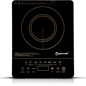 LIGHTFLAME 2100 W Induction Cooktop Touch Panel