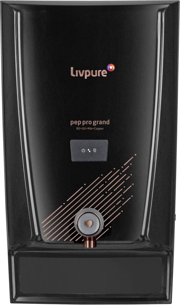 LIVPURE LIV-PEP-PRO-GRAND-COPPER 7 L RO + UV + Minerals Water Purifier