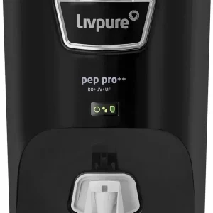 LIVPURE LIV-PEP-PRO-PLUS+ BLACK 7 L RO + UV + UF Water Purifier Suitable for all – Borewell, Tanker, Municipality Water