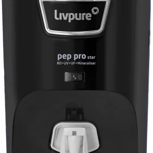 LIVPURE LIV-PEP-PRO-STAR-BLACK 7 L RO + UV + UF + Minerals Water Purifier