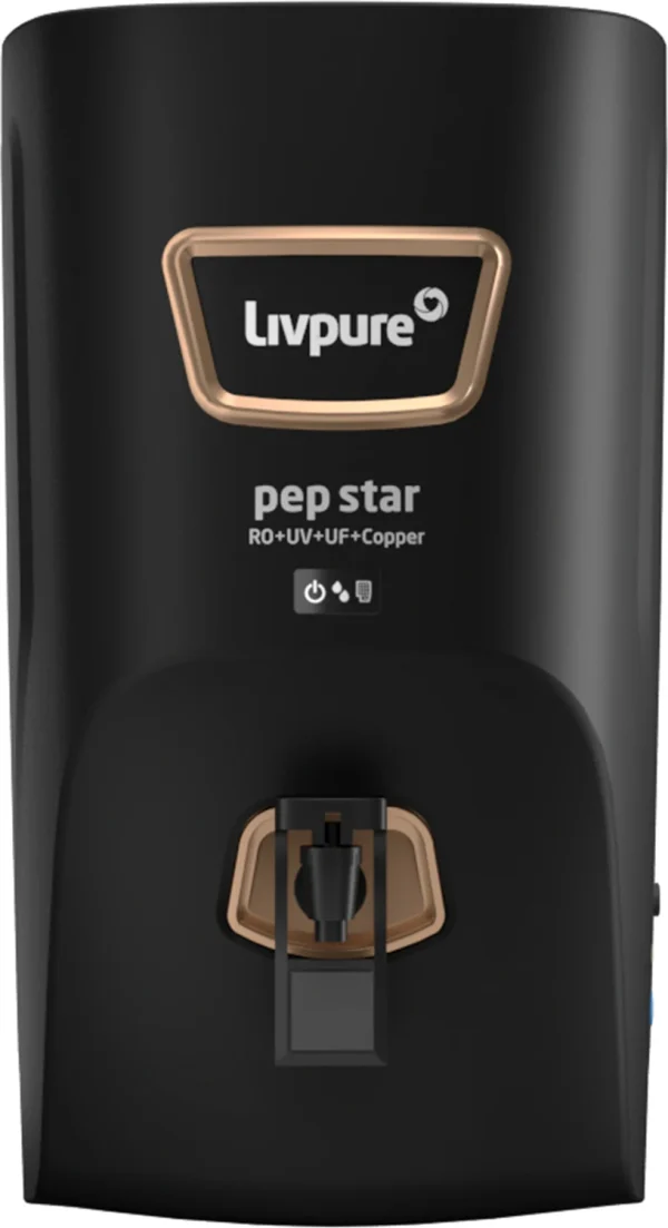 LIVPURE LIV-PEP-STAR-COPPER 7 L RO + UV + UF + Copper + Minerals Water Purifier