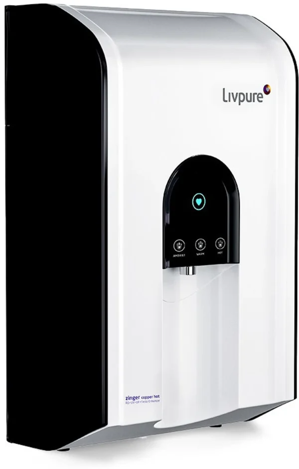 LIVPURE LIV-ZINGER-HOT-HR 6.5 L RO + UV + UF + Copper + Minerals Water Purifier 7 STAGE ADVANCED PURIFICATION WITH HR TECHNOLOGY & TOUCH DISPLAY |�...