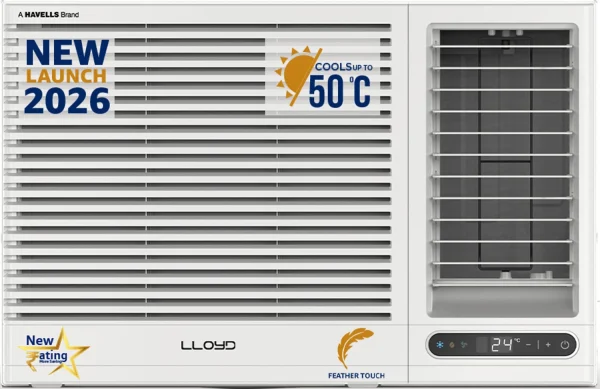 Lloyd 2026 Model 1.5 Ton 3 Star Window Fixed Speed AC