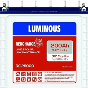 LUMINOUS 36 Months Warranty Tubular Inverter Battery