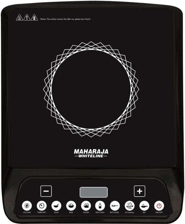 MAHARAJA WHITELINE 1300 W Induction Cooktop Touch Panel
