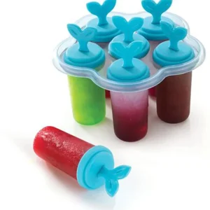 Manvyu 123 Ice Cream Candy Maker, Kulfi Maker Home-Made Mould Tray with Stick 1 L Compact Refrigerator