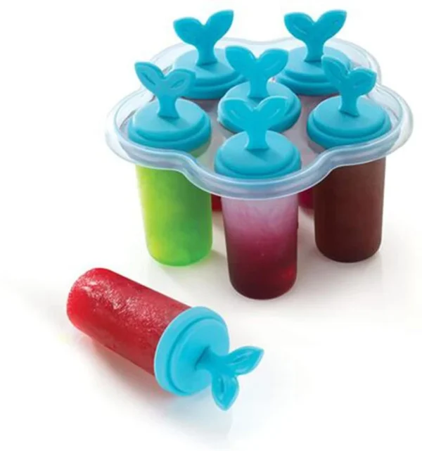 Manvyu 123 Ice Cream Candy Maker, Kulfi Maker Home-Made Mould Tray with Stick 1 L Compact Refrigerator