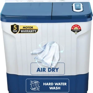 MarQ by Flipkart 8.5 kg 5 Star Rating Innowash Range Semi Automatic Top Load Washing Machine Blue, White