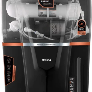 MarQ by Flipkart Black Smoke Audy India 1st BIS (IS 16240 :2023) CM/L8100159306 18 L RO + UV + UF + Copper + Alkaline + TDS Control Water Purifier