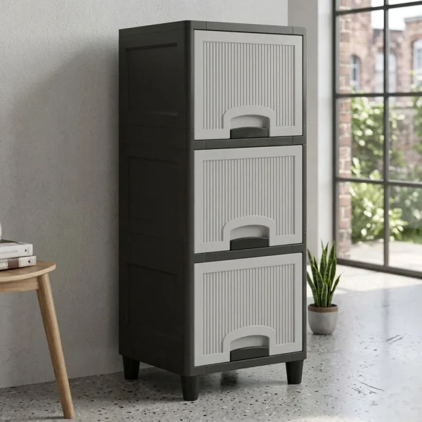 MAXTID Multi Layer Cabinet Suitable for Files, Clothes & Accessories PP Collapsible Wardrobe