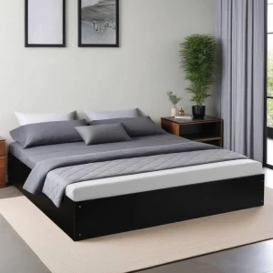 Mintwud from Pepperfry Maya Wooden Queen Bed/Wooden Cot/Palaung With Box Storage For Bedroom/Home Engineered Wood Queen Box Bed, 185 cm x 155 cm…