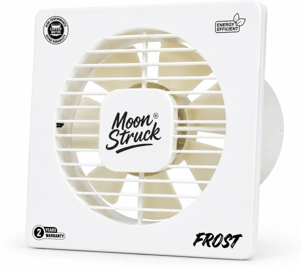 Moonstruck Frost 6 inch (150 mm) High Speed Exhaust Fan| 7 Blades | Strong Air Suction 150 mm Exhaust Fan