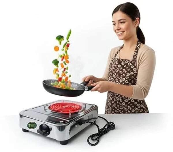 NETVULL 2000 W Radiant Cooktop Jog Dial