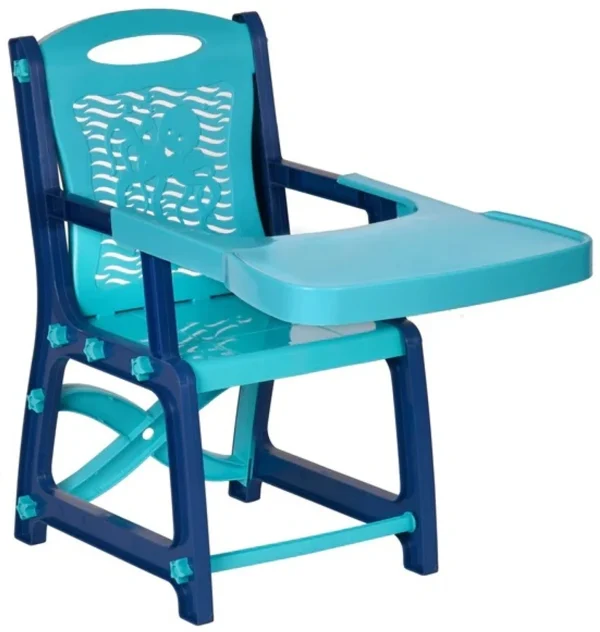 Nilkamal Octo Junior Plastic Kids Chair with Tray of contrast color Plastic Chair