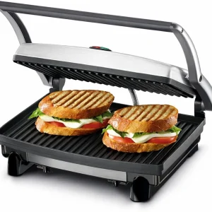 NOVA NSG 2439 Sandwich Maker with Floating Hinges, Panini Grill Sandwich Maker