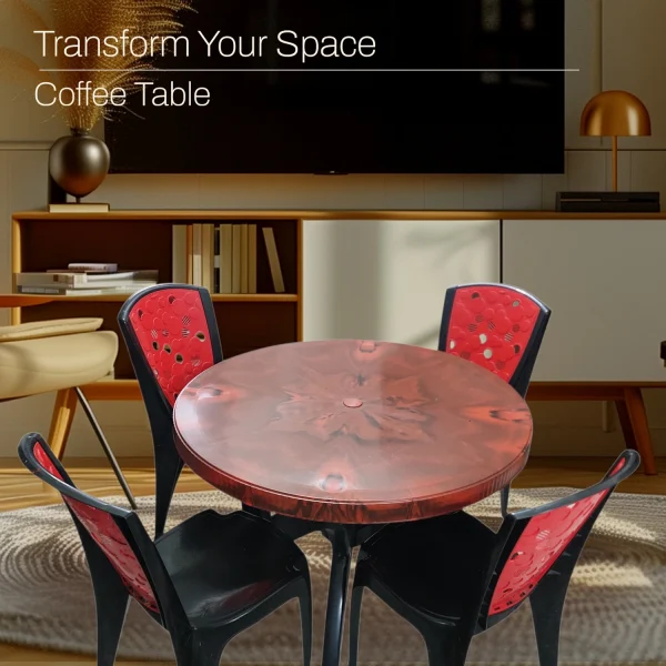 NP NATIONAL Plastic 4 Seater Dining Table Plastic 4 Seater Dining Table
