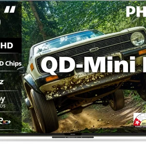 PHILIPS 164 cm (65 inch) Ultra HD (4K) Mini LED Smart Google TV 2025 Edition with Local Dimming Dolby Vision & HDR10+ 36W Dolby Atmos 120Hz Game…