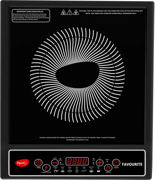 Pigeon 1800 W Induction Cooktop Push Button