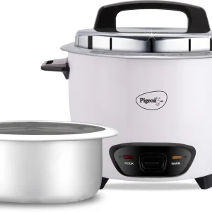 Pigeon JOY SINGLE POT AUTOMATIC MULTI COOKER WARMER Electric Rice Cooker with Steaming Feature