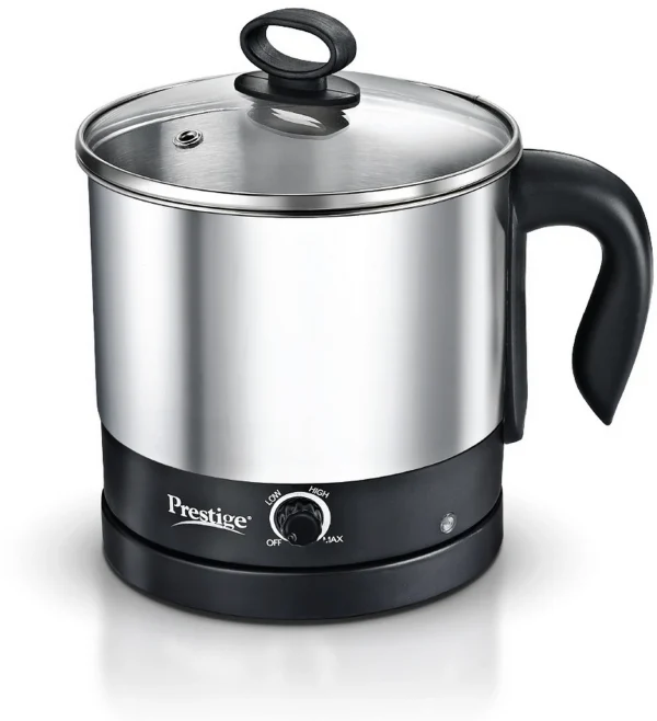 Prestige PMC 3.0+ Accessories(Idli Stand 3 plates, Egg Boiling Rack with Stand, Steamer) Multi Cooker Electric Kettle