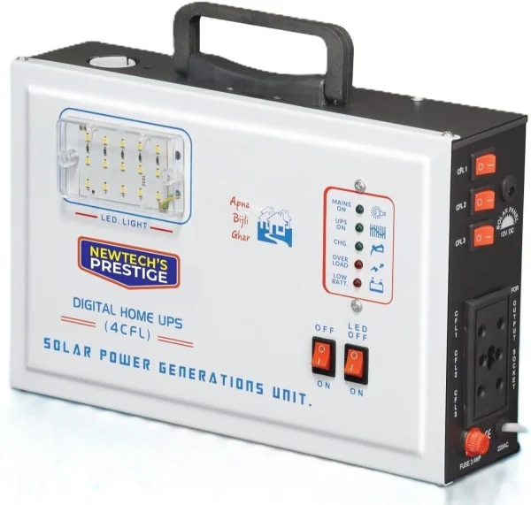 Radiance NP-150 UPS WITH EXIDE BATTERY INVERTER WITH 12V 7.2 AH ( EXITE BATTERY WARRANTY 1 YEAR) Solar Compatible Square Wave Inverter