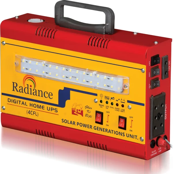 Radiance UPS 7.2AH EXIDE BATTERY RD-777 CFL UPS WITH 12V Solar Compatible Square Wave Inverter