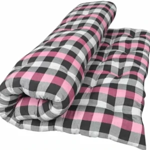 RAJASTHAN HANDLOOM Soft Cotton Multicolour Mattress / Gadda 3 inch King Cotton Mattress