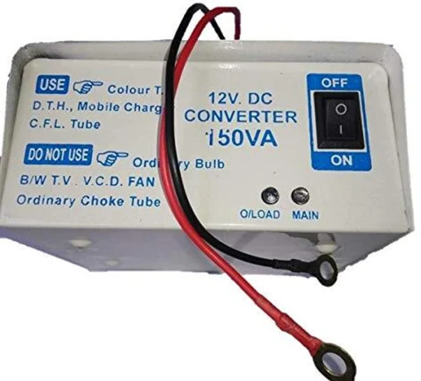 Rashri 12v DC to AC Converter for SMPS, Colour TV, DVD, DTH, CFL 12v DC to AC Converter for SMPS, Colour TV, DVD Square Wave Inverter
